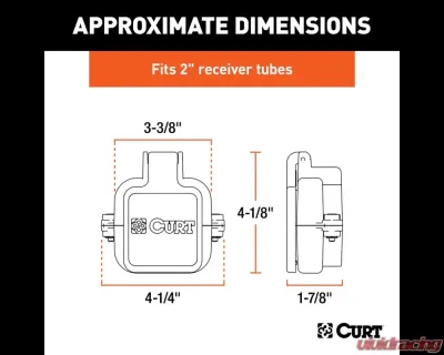 Curt Protective MultiPro / Multi-Flex Tailgate Sensor with 2" Hitch Cap - 58267