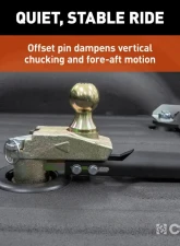 Curt Multi-Fit OEM Puck System Gooseneck Ball with 4" Offset Chevrolet | GMC | Ford | Nissan 2023-2024                                     - 60663 - Image 6
