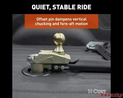 Curt Multi-Fit OEM Puck System Gooseneck Ball with 4" Offset Chevrolet | GMC | Ford | Nissan 2023-2024 - 60663