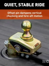 Curt RockerBall Multi-Fit OEM Puck System Gooseneck Ball with 4" Offset                                     - 60668 - Image 6