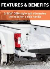 Curt OEM-Style Gooseneck Hitch, Select Ford F-250 | F-350 | F-450 Super Duty 2023-2024                                     - 60702 - Image 4