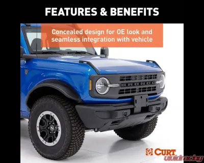 Curt Custom Tow Bar Base Plate, Fits Select Ford Bronco 2021-2024 - 70143
