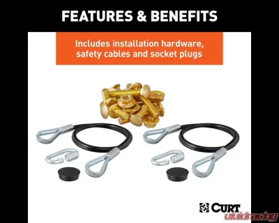 Curt Custom Tow Bar Base Plate, Fits Select Ford Bronco 2021-2024 - 70143