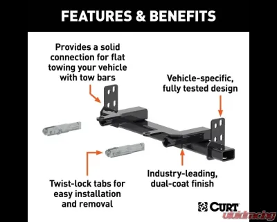 Curt Custom Tow Bar Base Plate Chevrolet Suburban | Tahoe | GMC Yukon XL | Yukon 2022-2024 - 70145