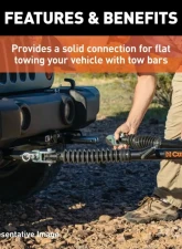 Curt Custom Tow Bar Base Plate Chevrolet Suburban | Tahoe | GMC Yukon XL | Yukon 2022-2024                                     - 70145 - Image 3