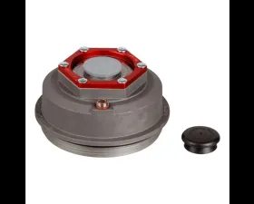 Curt Lippert Trailer Axle Oil and Dust Cap with Set Screw - 10,000 to 16,000 lbs. Clear