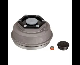 Curt Lippert Trailer Axle Oil and Dust Cap with Set Screw - 10,000 to 16,000 lbs. Black