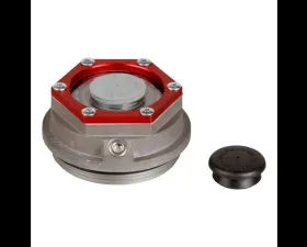 Curt Lippert Trailer Axle Oil and Dust Cap with Set Screw - 8,000 lbs. Clear