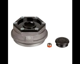 Curt Lippert Trailer Axle Oil and Dust Cap with Set Screw - 8,000 lbs. Black