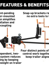 Curt 8-10K Trutrack 4P Trailer Mounted Weight Distribution Hitch                                     - 17520 - Image 5