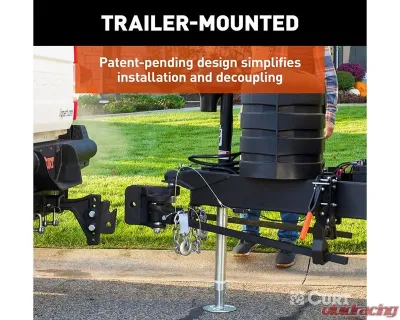Curt 8-10K Trutrack 4P Trailer Mounted Weight Distribution Hitch - 17520