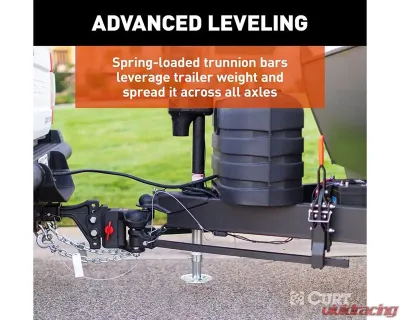 Curt 8-10K Trutrack 4P Trailer Mounted Weight Distribution Hitch - 17520