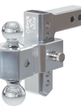 Curt Alumalite Adjustable Aluminum Hitch w/ 5-1/2" Drop Dual Ball                                     - 45363 - Image 7