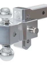 Curt Alumalite Adjustable Aluminum Hitch w/ 3-1/2" Drop Dual Ball                                     - 45364 - Image 7