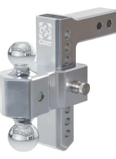 Curt Alumalite Adjustable Aluminum Hitch w/ 7-1/2" Drop Dual Ball                                     - 45365 - Image 7