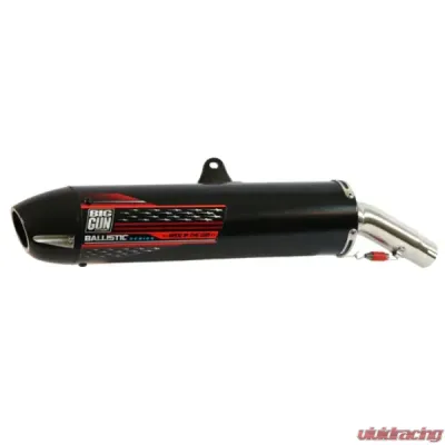 Big Gun Exhaust Ballistic Series Slip On for Honda TRX 700XX 2009-2013, Black Aluminum - 08-1142