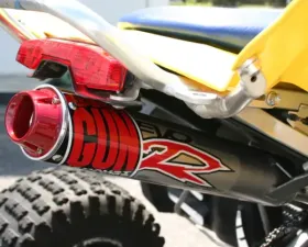 Big Gun Exhaust Evo R Slip On for Suzuki LT-R 450 Quadracer 2006-2010, Aluminum Muffler