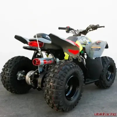 Big Gun Exhaust Big Gun Evo M Full System for Polaris Outlaw 70 2021-2024, Aluminum, Stainless Steel - 10-7703