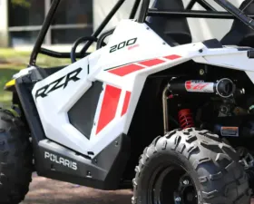 Big Gun Exhaust Big Gun Evo U Full System for Polaris RZR 200 2022-2024, Black Aluminum