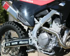 Big Gun Exhaust Big Gun Exo Full System for Honda CRF 250R 2022-2025, Hexagon Muffler