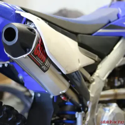 Big Gun Exhaust Exo Full System for Yamaha YZ 450F 2020-2022, Hexagon Aluminum Muffler - 13-24543