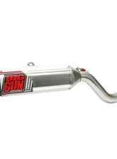 Big Gun Exhaust Exo Slip On Muffler for Kawasaki KLR 650 1990-2022, Aluminum, Hexagon Design                                     - 13-4632 - Image 2