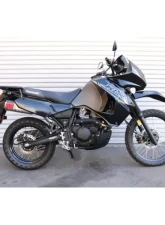 Big Gun Exhaust Exo Slip On Muffler for Kawasaki KLR 650 1990-2022, Aluminum, Hexagon Design                                     - 13-4632 - Image 2