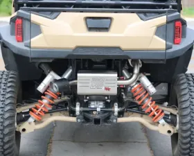 Big Gun Exhaust Explorer Series Slip-On for Polaris General 1000 2016-2024, 304 Stainless Steel