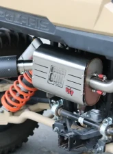 Big Gun Exhaust Explorer Series Slip-On for Polaris General 1000 2016-2024, 304 Stainless Steel                                     - 15-7412 - Image 3