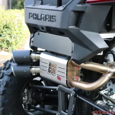 Big Gun Exhaust Explorer Series Dual Slip On for Polaris RZR Pro XP 2020-2024, 304 Stainless Steel - 15-7992