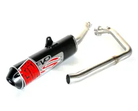 Big Gun Exhaust Big Gun Evo S Full System for Honda CBR 250 2011-2013, Aluminum, Black