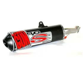 Big Gun Exhaust Evo S Dual Slip-On for Kawasaki ZX-14 2006-2010, Black Aluminum