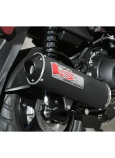 Big Gun Exhaust Evo S Full System for Yamaha Zuma 125 2016-2020, Black Aluminum Muffler                                     - 16-2013 - Image 2