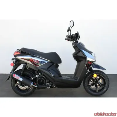 Big Gun Exhaust Evo S Full System for Yamaha Zuma 125 2016-2020, Black Aluminum Muffler - 16-2013