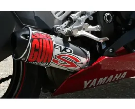 Big Gun Exhaust Big Gun Evo S Slip-On for Yamaha YZF-R6 2006-2016, Black Aluminum