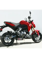 Big Gun Exhaust EVO S Full System for Kawasaki Z125 Pro 2017-2023, Black Aluminum Muffler                                     - 16-4123 - Image 3