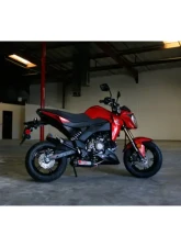 Big Gun Exhaust EVO S Full System for Kawasaki Z125 Pro 2017-2023, Black Aluminum Muffler                                     - 16-4123 - Image 2