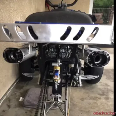 Big Gun Exhaust Full System for Yamaha Banshee 1987-2006, 2-Stroke MX2, Nickel Plated - 17-23503