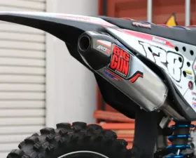 Big Gun Exhaust Exo R Series MX Full System for Honda CRF 450R 2021-2024, Aluminum Muffler