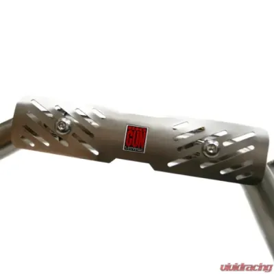 Big Gun Exhaust Universal Mini Heat Shield 7x1 Inches with Clamps for ATVs & Motorcycles - 40-H01