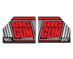 Big Gun Exo Series Muffler Decal Set