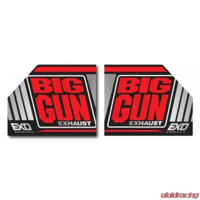 Big Gun Exo Series Muffler Decal Set - 41-EXSM