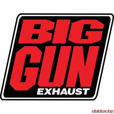 Big Gun 10 x 10" Big Gun Exhaust Logo Decal - 41-LOGO10