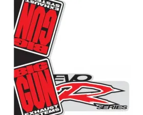 Big Gun Evo R Muffler Wrap Decal