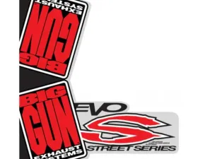 Big Gun Evo S Muffler Wrap Decal