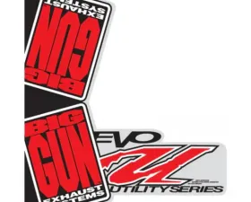 Big Gun Evo U Muffler Wrap Decal