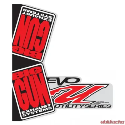 Big Gun Evo U Muffler Wrap Decal - 41-UWRAP