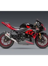 Yoshimura Race AT2 Stainless Steel Exhaust w/Stainless Muffler Suzuki GSX R1000 2017-2022                                     - 11182AP521 - Image 4