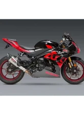 Yoshimura AT2 Stainless Steel Slip-On Exhaust w/Stainless Muffler Suzuki GSX R1000 2017-2022                                     - 11182BP521 - Image 4