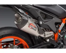 Yoshimura AT2 Stainless Slip-On Exhaust w/ Stainless Muffler KTM 890 Duke R | 790 Duke 2019-2021